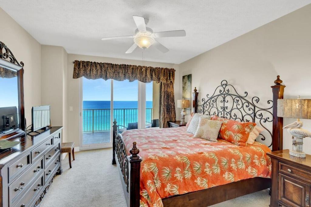 Treasure Island 707 - Gulf Front, Sunset Views, Heated Resort Pool & Hot Tub! Panama City Beach Exteriör bild